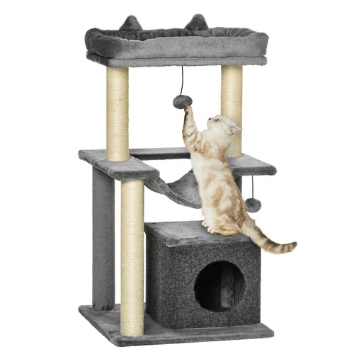 Albero tiragraffi con - albero, corde