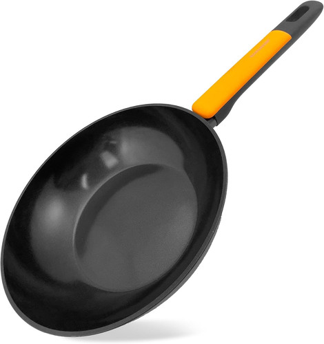 Wok padella alluminio - padella,