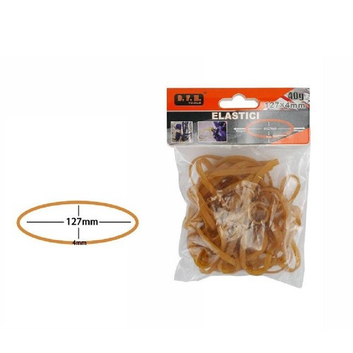 Confezioni 40g elastici - 2, da