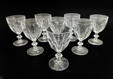 8 calici in vetro da vino