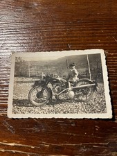 Foto moto ariel bimba frassine 1934 epoca fotografia