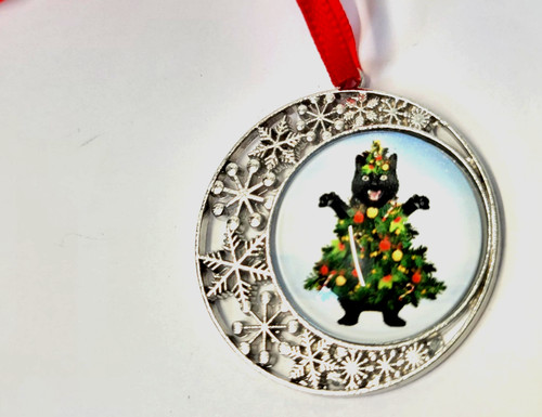 Albero natale gatto nero - di,