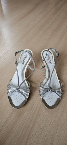 Sandali geox vera pelle tacco - sandali,