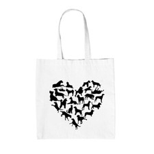 Borsa In Tela Con Cuore A