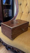 Rara antica scatola in legno