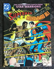 Tesoro Superman vs Muhammad Ali 1978, firmato da NEAL ADAMS in ottime condizioni+