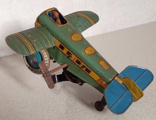 Ancien jouet tôle mécanique - jouet,