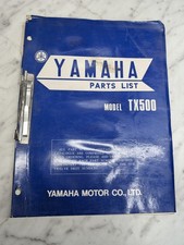 YAMAHA MOTORCYCLE TX500 MODEL