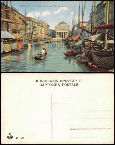 Cartolina trieste - cartolina,