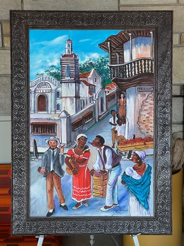 Quadro scena strada sigaro