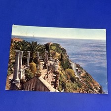 TAORMINA PARCO DELLA VILLA DUCA DI BRONTE VIAGGIATA CARTOLINA SOUVENIR