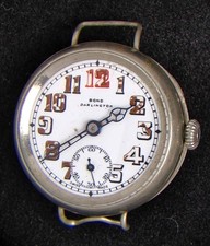 Orologio svizzero vintage Bond Darlington Trench quadrante secondario carica manuale -- ricambi/riparazioni