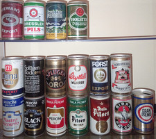 lattine di BIRRA : ITALIANE ed EUROPEE con SALDATURA LARGA crimped steel 