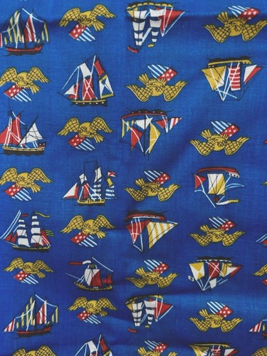 Tessuto cotone vintage tema - tessuto,