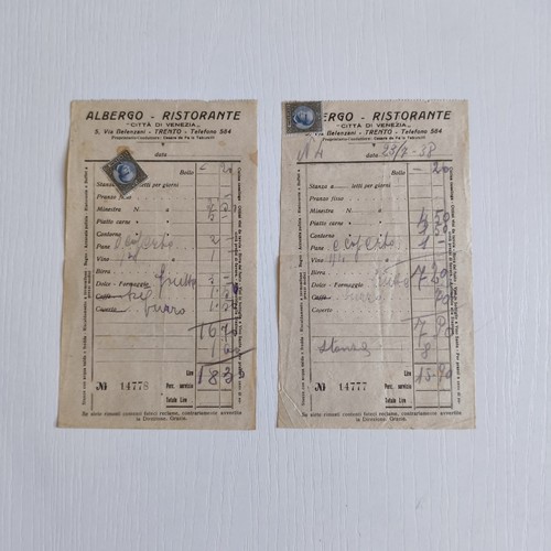 1938 albergo ristorante città - 1938,