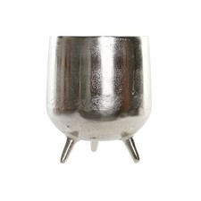 Centrotavola Home ESPRIT Argentato Alluminio 21 x 21 x 25 cm