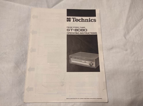 Technics 8080 user manual - technics,
