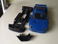 SOLO CARROZZERIA INCOMPLETA + TELAIO SCX FERRARI F40 SLOT 1/32 