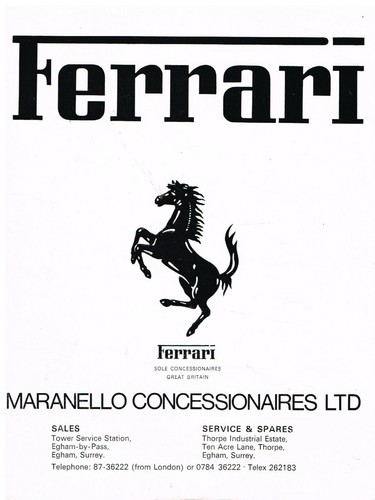 Ferrari 512bb 308gtb gts - 512bb, 308gtb/gts