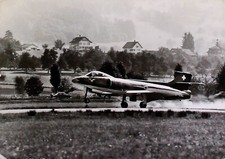 Svizzera cartolina d'epoca aviazione 1961 FFA P-16 cacciabombardiere 20033