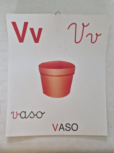 Abecedario parete vintage - abecedario,