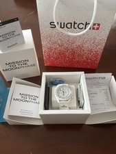 Omega swatch white - x,