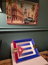Cuban flag two slot cigar - cuban,