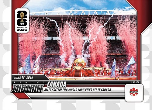 Canada kick off 2026 panini - kick,