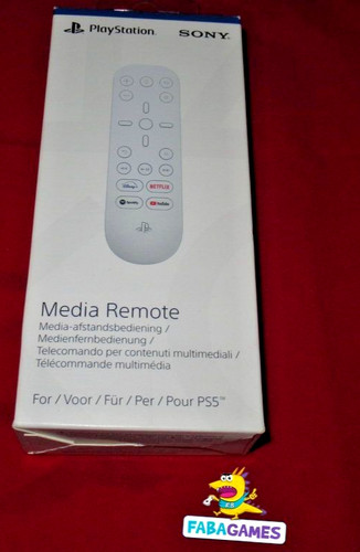 Ps5 media remote telecomando - media,