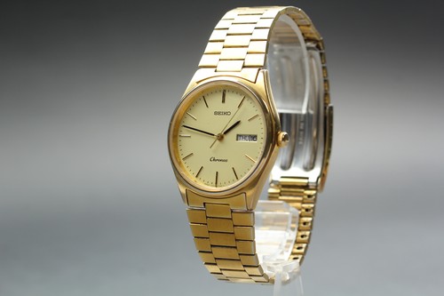 Seiko chronos 5h23 7d40 oro - chronos, 5h23-7d40