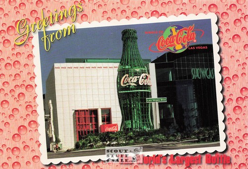 Cartolina world coca cola - coca, las