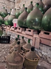 Lotto Damigiane In Vetro da 54