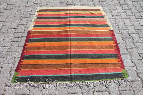 Kilim turco arancione - , e