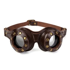 Occhiali Steampunk occhiali grezzi Halloween cosplay costume oggetti di scena occhiali gotici