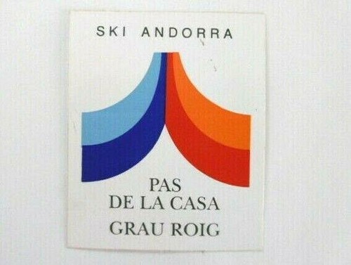 Adesivo souvenir andorra - souvenir, pas