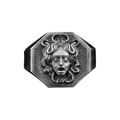Anello argento ossidato - anello, in