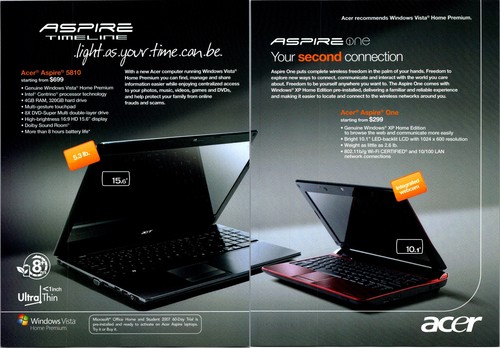2009 acer laptop aspire - 2009,