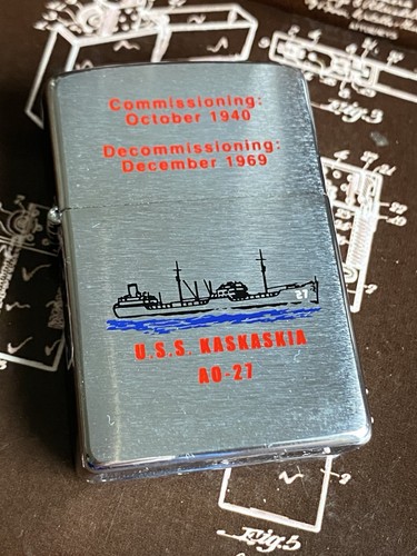 Uss kaskaskia zippo - uss, ao-27