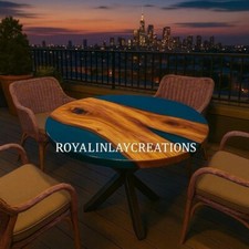 Tavolo rotondo 30" in resina e