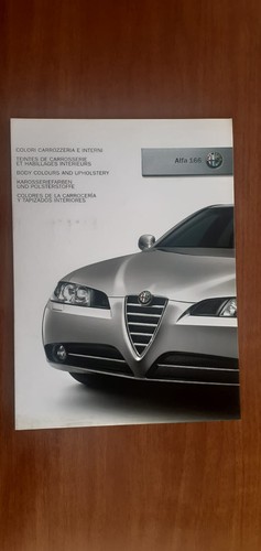 Depliant alfa romeo 166 - romeo, colori