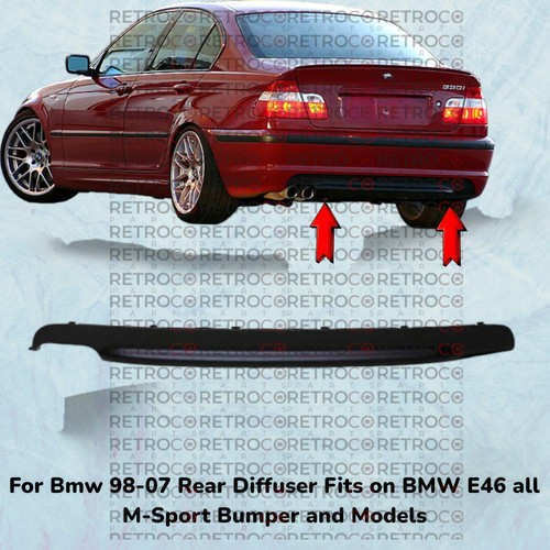 For bmw e46 tech rear - m-tech, 2