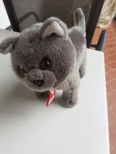 Peluche Trudy gatto grigio