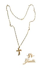 Collana Con Croce Specchiata