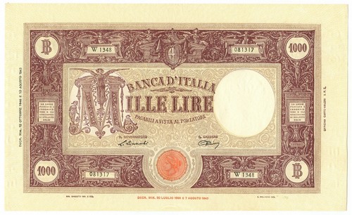 1000 lire barbetti grande - barbetti,
