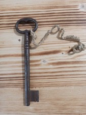 Coppia di antiche chiavi in ferro primi '900 da collezione ottimo stato