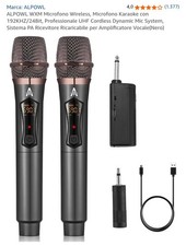 Microfono karaoke alpowl - karaoke, wxm