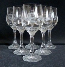 ROSENTHAL CLASSIC ROSE MONBIJOU RANKE 6 BICCHIERI DA LIQUORE BICCHIERI DA VINO DEL SUD H 16 CM