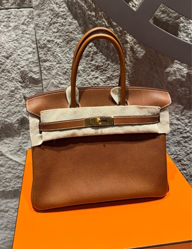 Hermes birkin gold barenia - birkin,