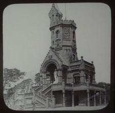 Glass magic lantern slide