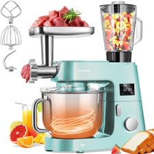 Miscelatore da appoggio 9in1 6 velocità 7,5Qt con timer fermentazione tritacarne spremiagrumi affettatrice